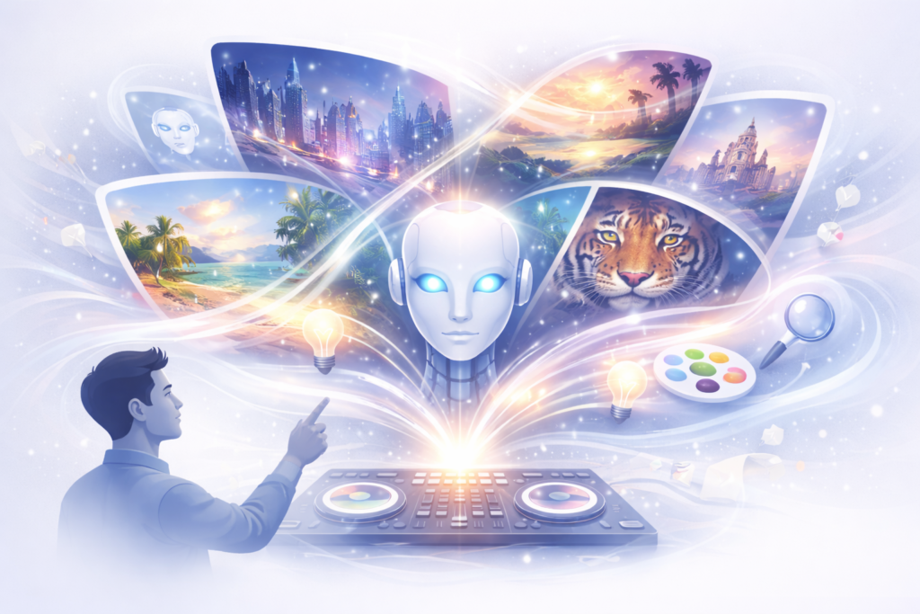 Whisk visual idea exploration tool