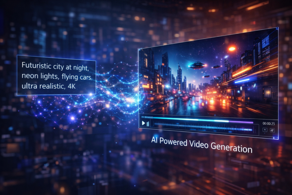 PixVerse AI text to video feature example