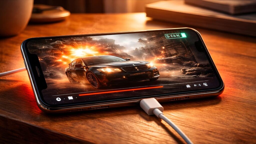 phone overheating while charging and streaming video