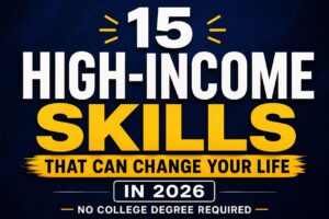 15 High-Income Skills That Can Change Your Life in 2026 Without a College Degree