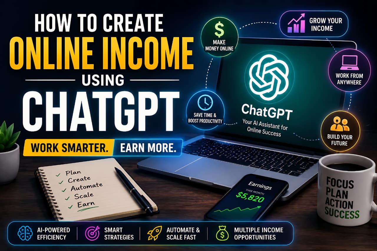 How to Create Online Income Using ChatGPT