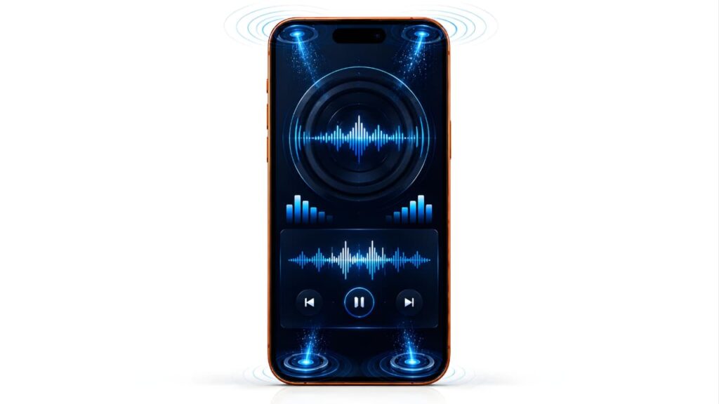 Apple iPhone 17 Pro Max Review showcasing premium stereo speakers and immersive audio quality