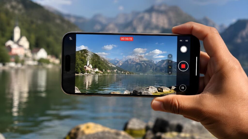 Apple iPhone 17 Pro Max Review showing 4K video recording performance in an outdoor landscape