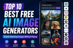 Best Free AI Image Generators for creating high-quality AI art, realistic images, and digital illustrations