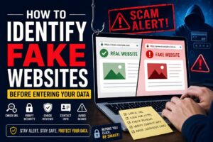 How to identify fake websites before entering your data and avoid phishing scams