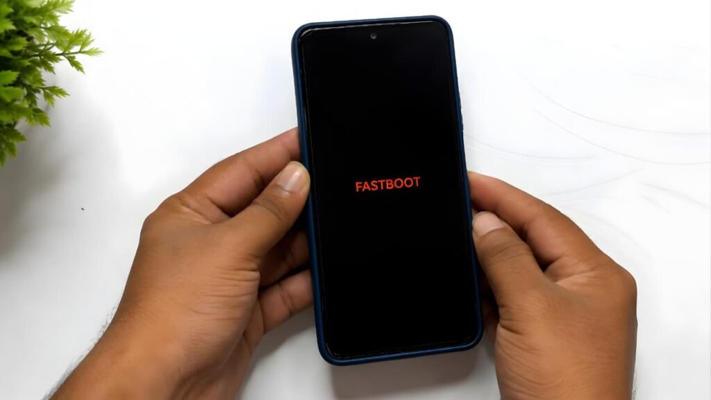 Android Fastboot Mode Fix showing an Android phone stuck on the Fastboot screen.