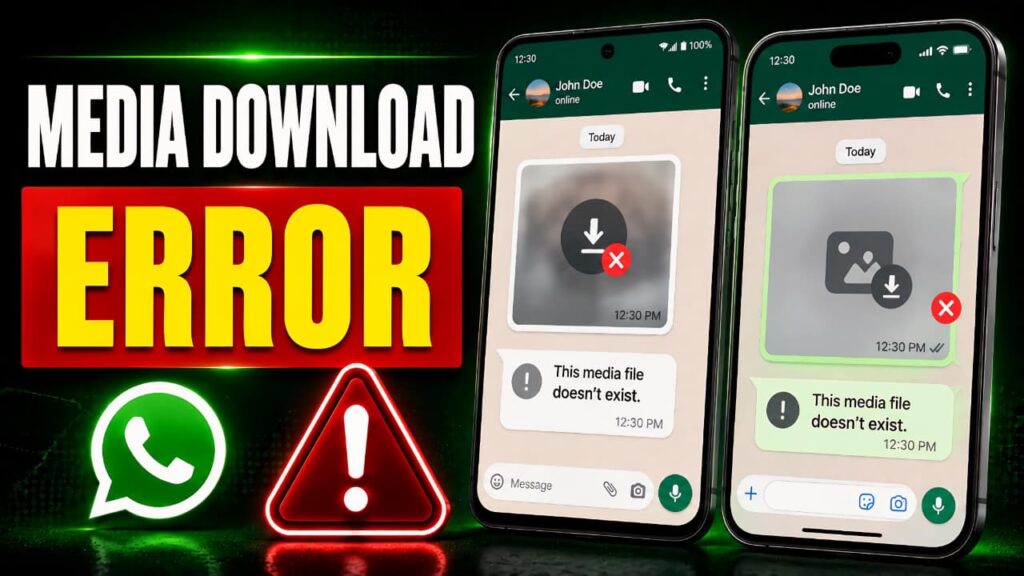 WhatsApp Media Download Problem on Android and iPhone