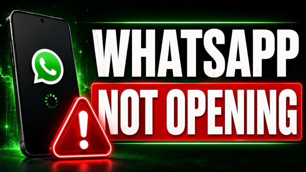 WhatsApp Not Opening – Complete Troubleshooting Guide for Android and iPhone