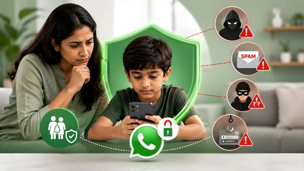 Why WhatsApp introduced Parent-Managed Accounts to protect children from spam, scams, phishing, and unknown contacts