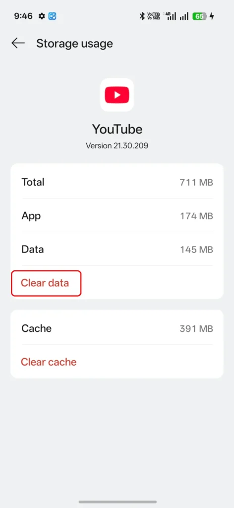 How to Clear YouTube App Data on Android