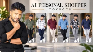 AI Personal Shopper Lookbook with 18 personalized outfits