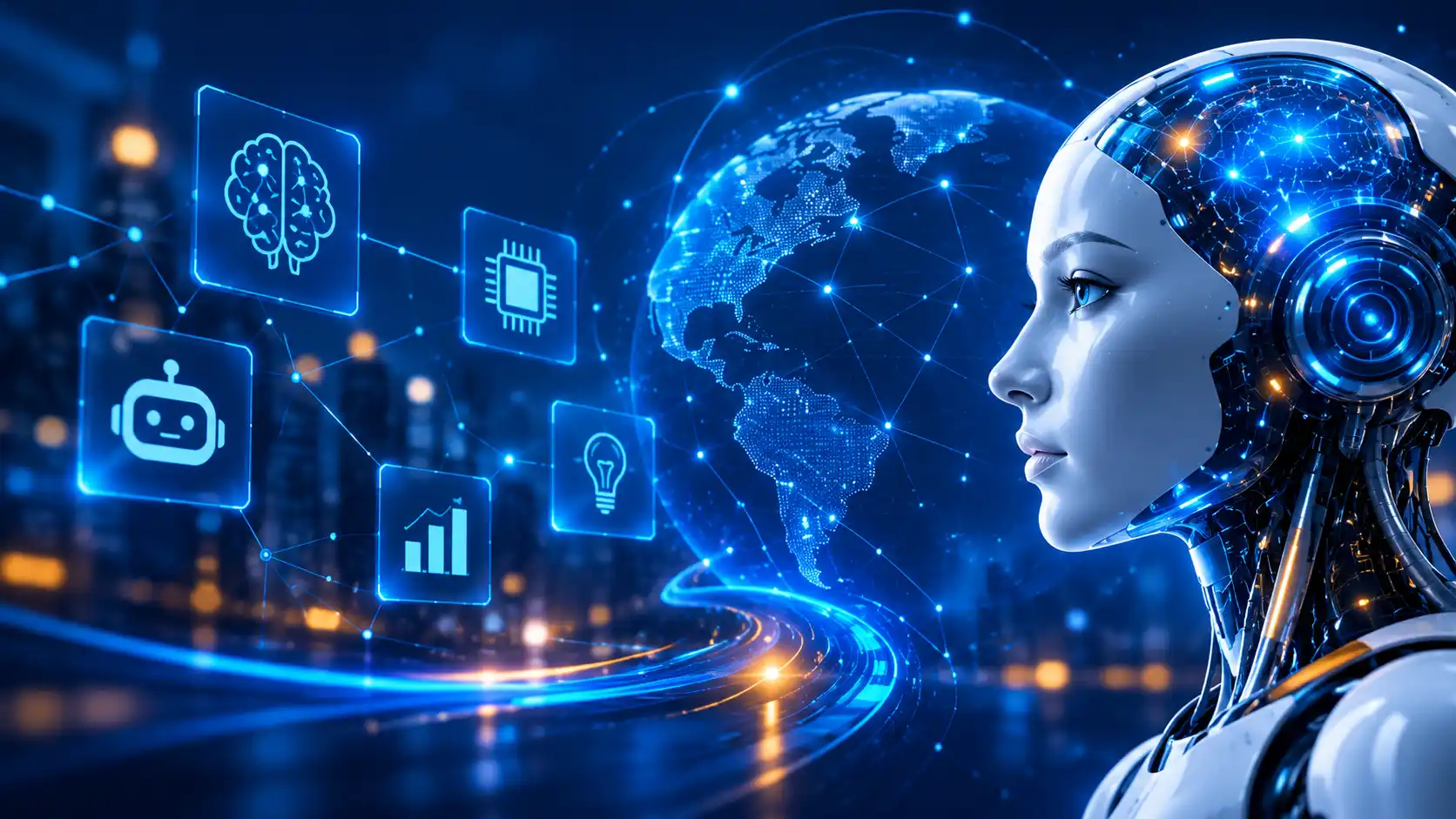 Artificial Intelligence technology and AI digital innovation