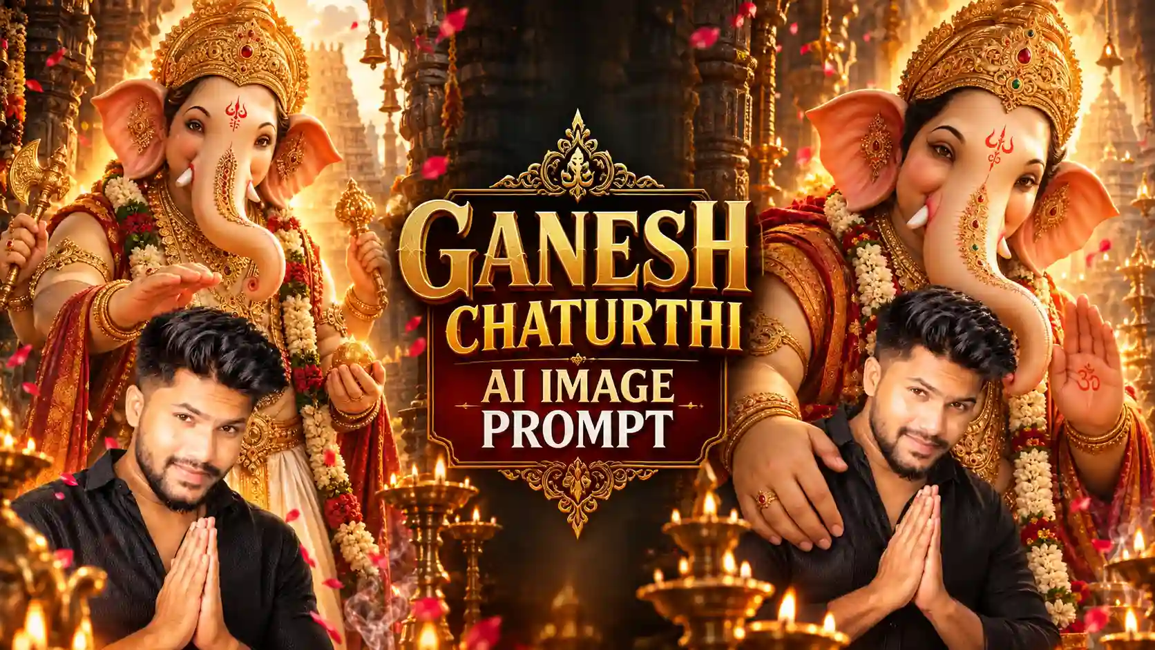 Ganesh Chaturthi AI Image Prompt 2026 created with ChatGPT