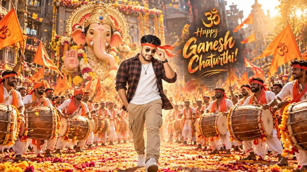 Ganesh Chaturthi AI Photo Prompt
