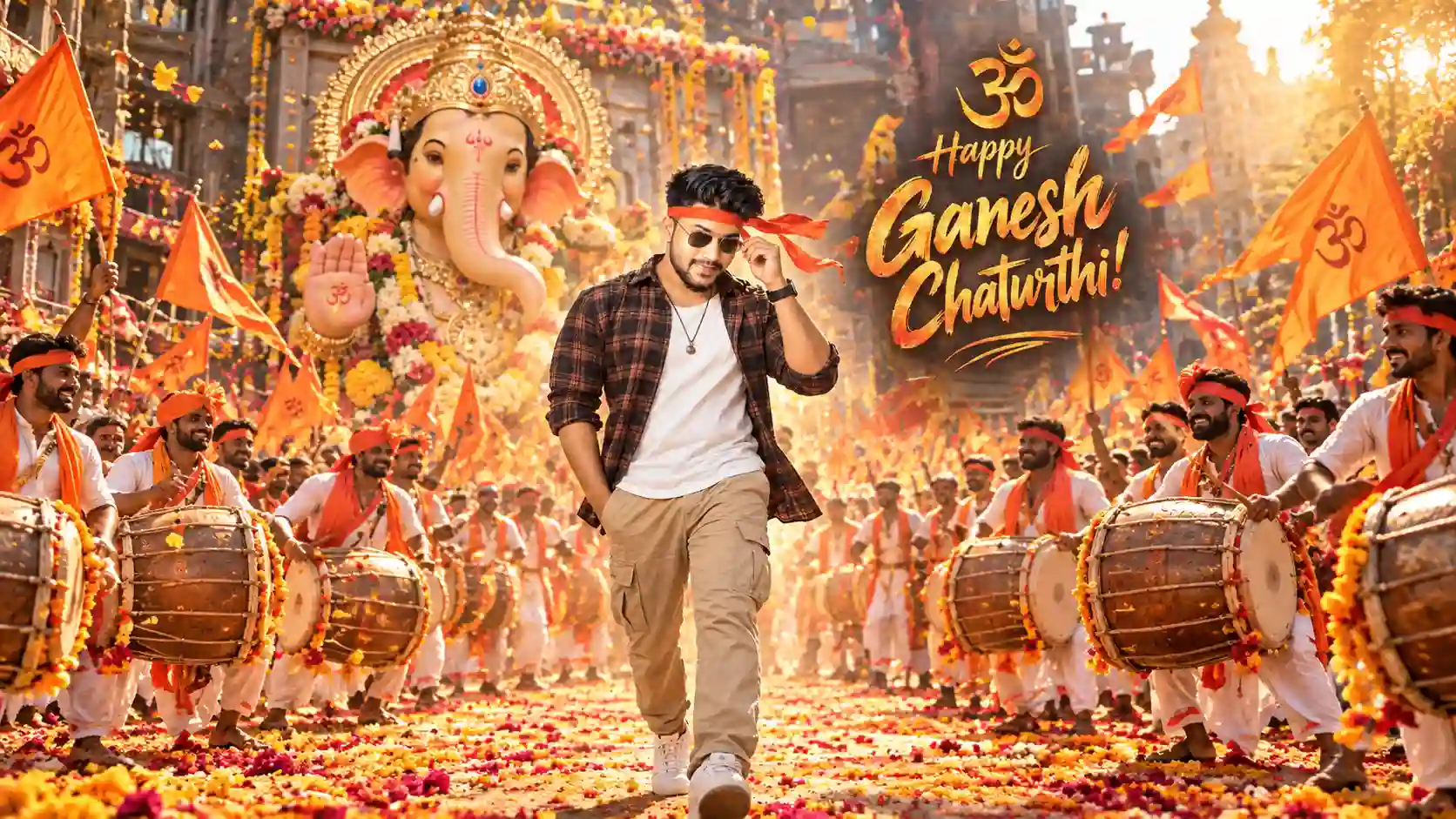 Ganesh Chaturthi AI Photo Prompt