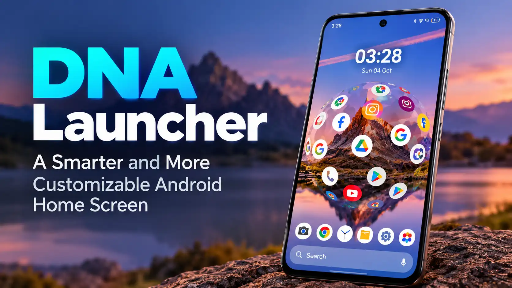DNA Launcher Android home screen customization